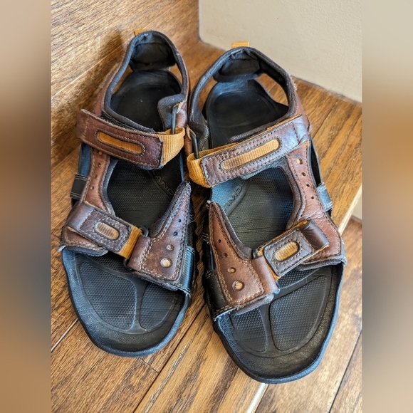 Timberland Leather Sandals,  mens Size 9 - Picture 6 of 8